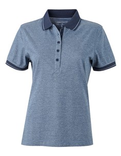 J-JN705-Ladies Heather Polo 2